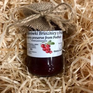 Konfitura z borówki brusznicy duża